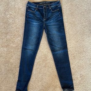 American Eagle Jeans, size 10, Super Stretch, High Rise.  Great condition